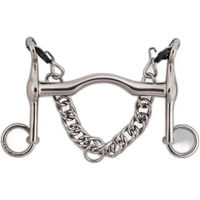 Produktbild von Metalab Zaumgebiss für Pferde mit kurzen Ästen aus Edelstahl in Silber