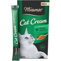 Produktbild von Miamor Cat Cream Huhn mit Gemüse für Katzen 20x15g - 20 x 15 g