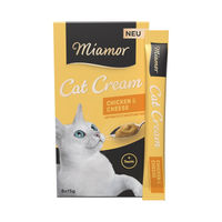 Produktbild von Miamor Cat Cream Huhn und Käse Katzencreme 24x 15g