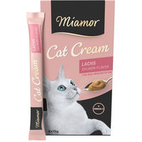 Produktbild von Miamor Cat Cream Lachs Creme für Katzen 24x15g