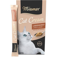Produktbild von Miamor Cat Cream Leberwurst Creme Paste für Katzen 66x16g