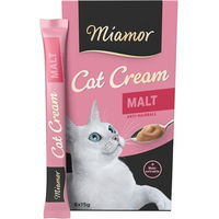 Produktbild von Miamor Cat Cream Malt Malzpaste Katzensnack zur Unterstützung der Verdauung 6 x 15 g - 6 x 15 g