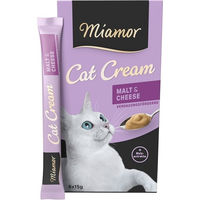 Produktbild von Miamor Cat Cream Malzpaste mit Käse Katzensnack für erwachsene Katzen 6 x 15 g - 6 x 15 ml