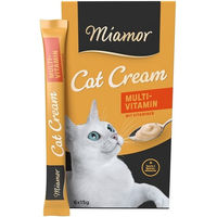 Produktbild von Miamor Cat Cream Multi-Vitamin Katzen-Snack Creme für alle Altersstufen - 66 x 15 g