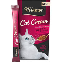 Produktbild von Miamor Cat Cream Rind mit Gemüse für Katzen 20x15g