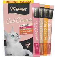 Produktbild von Miamor Cat Cream Vielfalt Multipack für Katzen 4x24x16 g