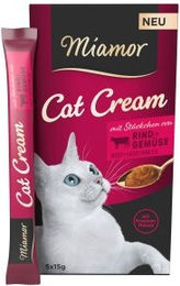 Produktbild von Miamor Cat Nassfutter Rind und Gemüse Light zur Gewichtsreduktion ohne Zucker und Konservierungsstoffe 11x85 g