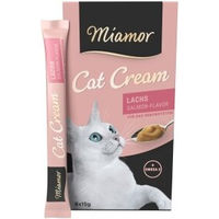 Produktbild von Miamor Cat Snack Lachs-Cream Katzen-Creme mit Lachs 11x15g - 11 x 15 g