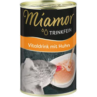 Produktbild von Miamor Cat Trinkfein Vitaldrink Huhn für erwachsene Katzen zur Unterstützung der Harnwege 135 ml