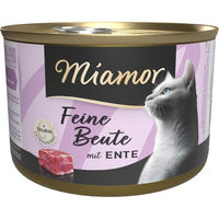 Produktbild von Miamor Feine Beute Ente Nassfutter für erwachsene Katzen getreidefrei 24x185g