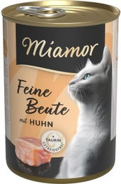 Produktbild von Miamor Feine Beute Huhn Katzen Nassfutter Adult Getreidefrei 12x400 g - 12 x 400 g