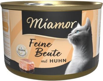 Produktbild von Miamor Feine Beute Huhn Katzen Nassfutter Adult Getreidefrei 24x185 g - 24 x 185 g