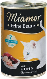 Miamor Feine Beute Huhn Katzennassfutter getreidefrei für erwachsene Katzen 12 x 400 g - 12 x 400 g – Bild 1 von 5