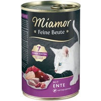 Produktbild von Miamor Feine Beute Katzen Nassfutter Ente Adult Getreidefrei 48x400 g - 48 x 400 g