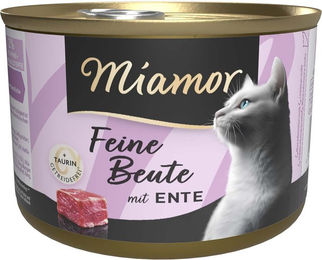 Produktbild von Miamor Feine Beute Katzen Nassfutter Ente Getreidefrei Adult 12x185g