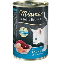 Produktbild von Miamor Feine Beute Katzen Nassfutter Lachs und Huhn Adult Getreidefrei 48x400 g