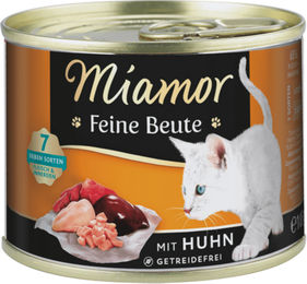 Miamor Feine Beute Katzenfutter Huhn Adult Getreidefrei 12 x 185g - 12 x 185 g – Bild 1 von 7