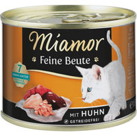 Produktbild von Miamor Feine Beute Katzenfutter Huhn Adult Getreidefrei 12 x 185g - 12 x 185 g