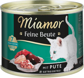 Miamor Feine Beute Katzenfutter Pute Adult Getreidefrei Hoher Fleischanteil 185g - 12 x 185 g – Bild 1 von 6
