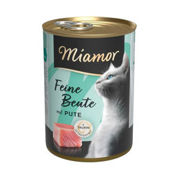 Miamor Feine Beute Katzenfutter Pute und Kaninchen Stückchen in Sauce Adult Getreidefrei 12 x 400 g - 12 x 400 g – Bild 1 von 4