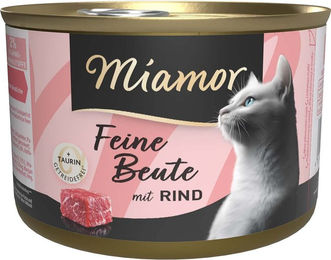 Produktbild von Miamor Feine Beute Katzenfutter Rind und Geflügel Adult Getreidefrei 24x185g