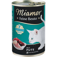 Produktbild von Miamor Feine Beute Katzennassfutter Pute 12 x 400g Getreidefrei mit hohem Fleischanteil - 12 x 400 g