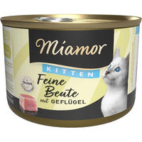 Produktbild von Miamor Feine Beute Kitten Geflügel 24x185g
