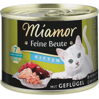 Produktbild von Miamor Feine Beute Kitten Geflügel Stückchen in Sauce getreidefrei 185g - 12 x 185 g