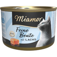 Produktbild von Miamor Feine Beute Lachs Katzenfutter Adult 24x185g