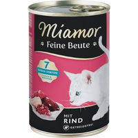 Produktbild von Miamor Feine Beute Nassfutter Rind getreidefrei für adulte Katzen 400g - 12 x 400 g