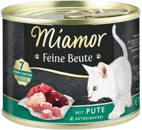 Produktbild von Miamor Feine Beute Pute Katzen Nassfutter Adult Getreidefrei 12x185 g - 12 x 185 g