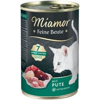 Produktbild von Miamor Feine Beute Pute Katzenfutter Adult Getreidefrei 12x400 g - 12 x 400 g