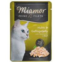Produktbild von Miamor Feine Filets Huhn in Geflügelgelee für Katzen Senior 96x100 g - 96 x 100 g