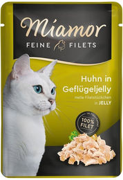 Produktbild von Miamor Feine Filets Huhn in Geflügeljelly 48x100g
