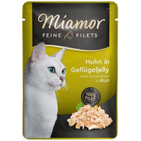 Produktbild von Miamor Feine Filets Huhn in Geflügeljelly 48x100g