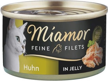 Miamor Feine Filets Huhn in Gelee Katzenfutter Monoprotein Adult 24 x 100 g - 24 x 100 g – Bild 1 von 4