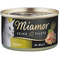 Produktbild von Miamor Feine Filets Huhn in Gelee Katzenfutter Monoprotein Adult 24 x 100 g - 24 x 100 g
