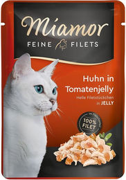 Produktbild von Miamor Feine Filets Huhn in Tomatenjelly 48x100g