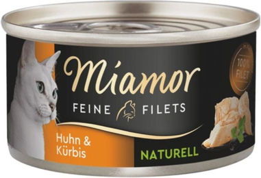 Miamor Feine Filets Huhn & Kürbis Katzen Nassfutter 24 x 80 g - 24 x 80 g – Bild 1 von 5
