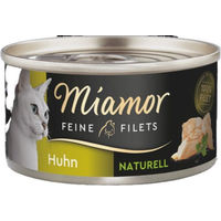 Produktbild von Miamor Feine Filets Huhn Pur Katzen Nassfutter 24 x 80 g - 24 x 80 g