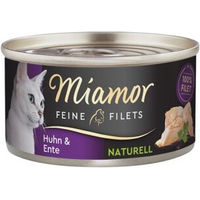 Produktbild von Miamor Feine Filets Huhn und Ente Katzen Nassfutter für Senioren 24x80 g - 24 x 80 g