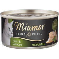 Produktbild von Miamor Feine Filets Huhn und Gemüse Katzenfutter 96x80 g - 96 x 80 g