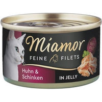 Produktbild von Miamor Feine Filets Huhn und Schwein in Gelee für Katzen 24 x 100 g - 24 x 100 g