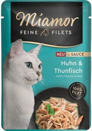 Miamor Feine Filets Huhn und Thunfisch in Sauce für Katzen 24x100 g – Bild 1 von 1