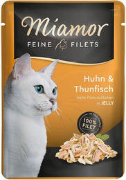 Miamor Feine Filets Huhn und Thunfisch Katzenfutter Adult 48x100g – Bild 1 von 1
