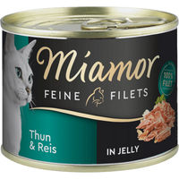 Produktbild von Miamor Feine Filets in Gelee Thunfisch für Katzen Senior 12 x 185g - 12 x 185 g