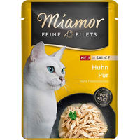 Produktbild von Miamor Feine Filets in Sauce Huhn Pur Katzenfutter Adult 24x100g