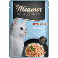 Produktbild von Miamor Feine Filets in Sauce Thunfisch Pur Katzenfutter Adult 24x100g