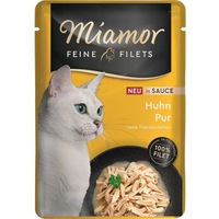 Produktbild von Miamor Feine Filets Katzen Nassfutter Adult Huhn in Sauce getreidefrei 24x100 g
