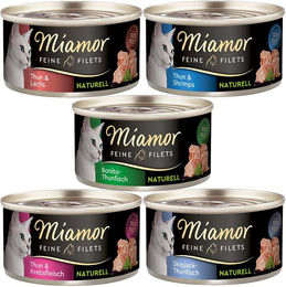Produktbild von Miamor Feine Filets Katzen Nassfutter Adult Mixpaket 120x80g